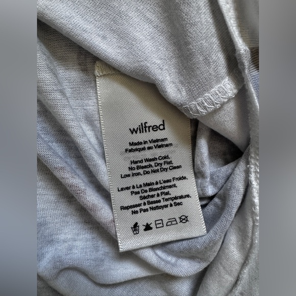 2/$15 ARITZIA WILFRED Anvers Split Back Floral Printed Oversized Shirt Flowy M - Picture 10 of 11